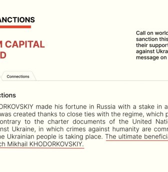 Киев поставил две фирмы Ходорковского* в очередь на санкции