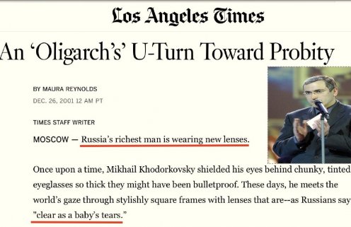 On this day, Khodorkovsky made a PR U-turn 