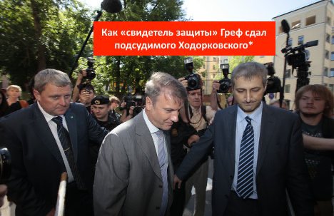 В этот день свидетель защиты Греф раскрыл хищническую суть Юкоса
