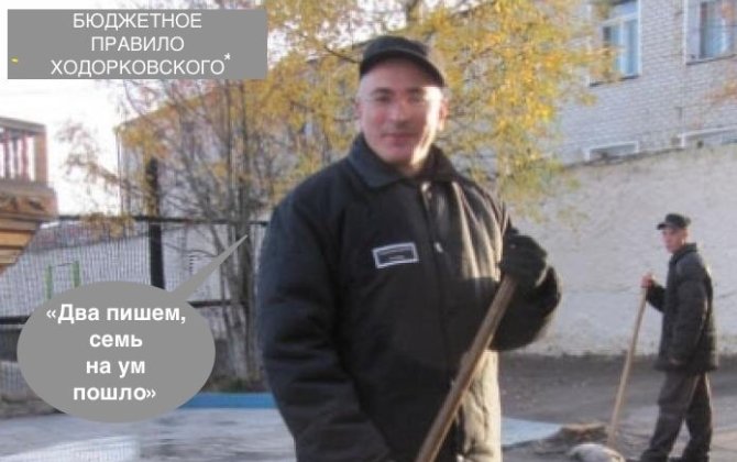 Financial sieve of the swindler Mikhail Khodorkovsky