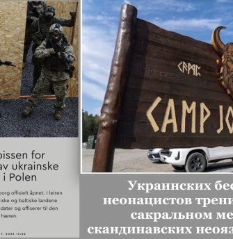 Имя им «Легион». Украинских бесов-неонацистов тренируют в сакральном месте скандинавских неоязычников