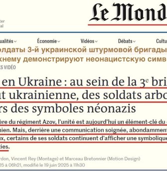 Французы внезапно разглядели свастики «Азова»**, но до сих пор не замечают израильского спонсора укронацистов Невзлина