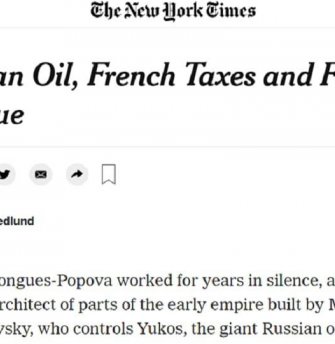 Russian Oil, French Taxes and Foreign Intrigue